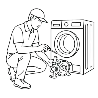 Ремонт или замена насоса стиральной машины в Батуми
